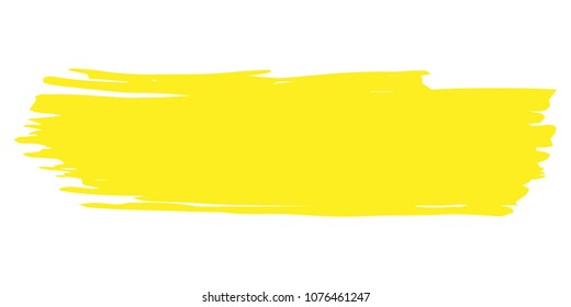 Orange, Yellow Brushes Grunge Paint stripe. Distressed Vector Brush Stroke. Color Modern Textured banner. Dirty Artistic Design Elements. Creative Design Elements. Perfect For Logo, Banner, Icon.