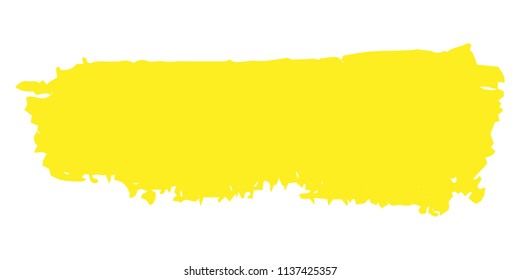 Orange, Yellow Brushes Grunge Paint stripe. Distressed Vector Brush Stroke. Color Modern Textured banner. Dirty Artistic Design Elements. Creative Design Elements. Perfect For Logo, Banner, Icon.