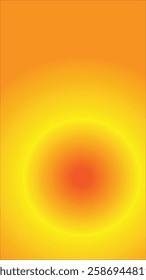 Orange and yellow circular wall paper