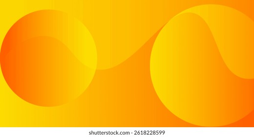 Orange Yellow color background abstract art vector