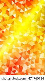 orange, yellow color causing polygonal banner. to promote your products. vector illustration. to design banners, presentations, brochures greeting.