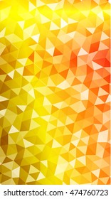 orange, yellow color causing polygonal banner. to promote your products. vector illustration. to design banners, presentations, brochures greeting.
