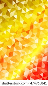 orange, yellow color causing polygonal banner. to promote your products. vector illustration. to design banners, presentations, brochures greeting.