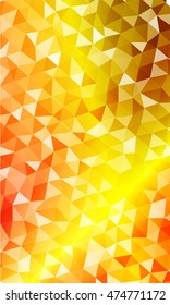 orange, yellow color causing polygonal banner. to promote your products. vector illustration. to design banners, presentations, brochures greeting.