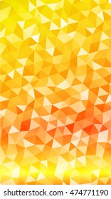 orange, yellow color causing polygonal banner. to promote your products. vector illustration. to design banners, presentations, brochures greeting.