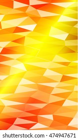 orange, yellow color causing polygonal banner. to promote your products. vector illustration. to design banners, presentations, brochures greeting.