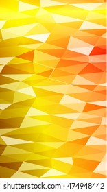 orange, yellow color causing polygonal banner. to promote your products. vector illustration. to design banners, presentations, brochures greeting.
