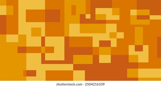 Orange and yellow color combination geometric background, geometric pattern texture, random square shape pattern