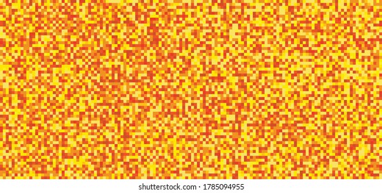 Rastreo de píxeles naranja. Signo de vector