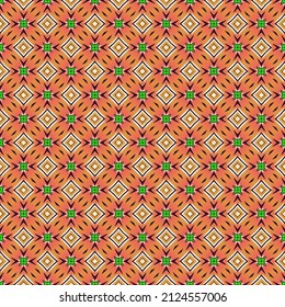 Orange and yellow color seamless pattern texture and template. Multicolored. Colorful ornamental graphic design. Colored mosaic ornaments. Vector illustration. EPS10.