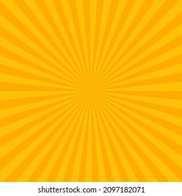 Orange and yellow colorful swirling background. Vector illustration