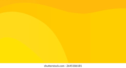 Orange Yellow Curves Background, Modern wave trendy design