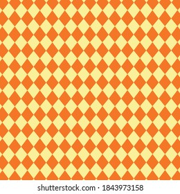 patrón de diamante naranja y amarillo en el vector de fondo, geométrico