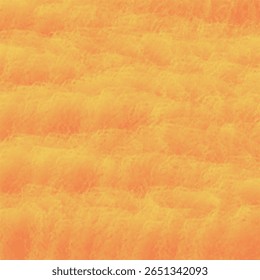 Orange Yellow Fiber Texture: Soft, Wavy, and Abstract Background