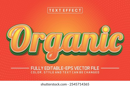 Orange yellow font Text effect editable