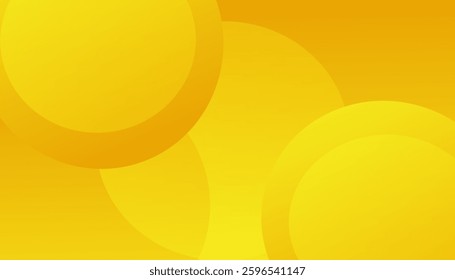 Orange, Yellow geometric background with dynamic shapes composition. Bright color background in orange and yellow. Vector illustration