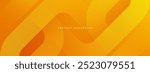 Orange and yellow gradient abstract background. Glowing geometric lines pattern. Modern texture design. Futuristic concept. Suit for brochure, banner, poster, cover, website, flyer