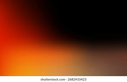 Fondo Abstractas de degradado amarillo anaranjado. Gradiente borroso radiante rojo colorido con efecto de textura de grano Bueno para el Fondo de pantalla, póster, espacio de copia