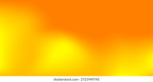 Fundo abstrato gradiente amarelo alaranjado com textura cor borrada. para poster de banner , papel de parede, design vetorial