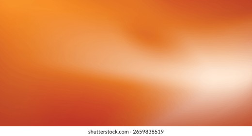 Orange and yellow gradient background, Abstract template pattern, Beautiful autumn scene, Warm orange backdrop. 
