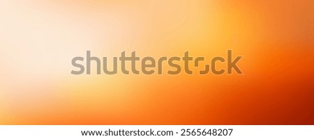 Orange and yellow gradient background, Abstract template pattern, Beautiful autumn scene, Warm orange backdrop. Slightly blurred cream artwork for winter, Thanksgiving and Halloween designs.