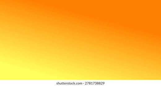 Orange and yellow gradient background with smooth color transitions creating a warm energetic atmosphere perfect for branding designs, modern presentations, posters, digital wallpapers, marketing visuals, and creative abstract compositions
