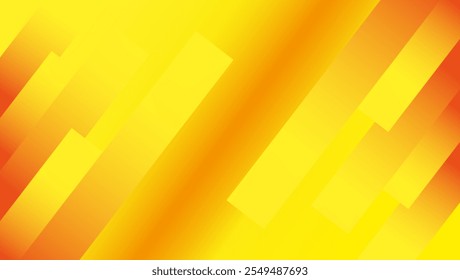 Orange yellow gradient stripe shapes background.