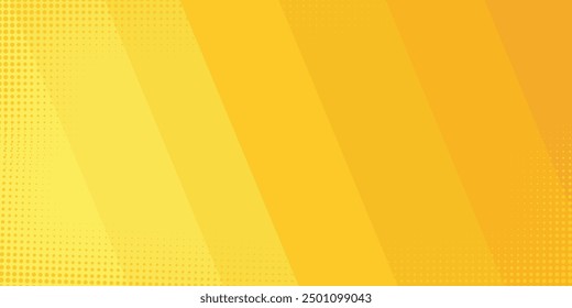 Fondo de rayas soleadas de gradiente naranja y amarillo. Fondo amarillo Abstractas con el concepto moderno de la línea 3d.