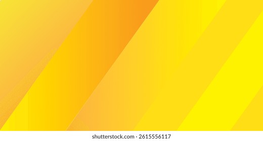 Orange and yellow gradient sunny stripes background. Abstract Yellow Background With 3d line Modern Concept. Minimal Poster. Background For Banner, Web, Cover, Billboard, Social Media, Landing Page