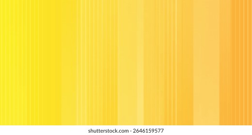 Orange and yellow gradient sunny stripes background. Abstract Yellow Background With 3d line Modern Concept. Minimal Poster. Background For Banner, Web, Cover, Billboard, Social Media, Landing Page