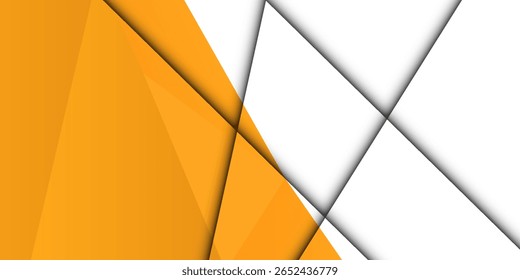 Orange and yellow gradient sunny stripes background. Abstract Yellow Background With 3d line Modern Concept. vector
