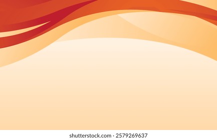 Orange yellow gradient wave background image