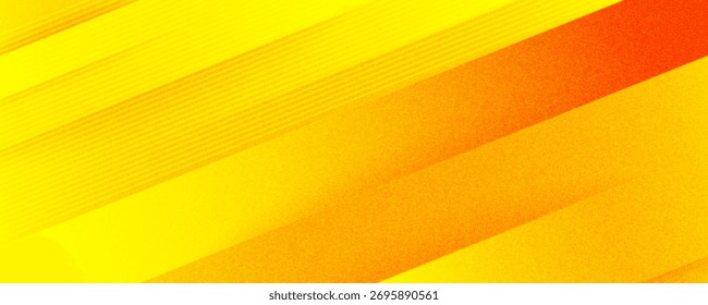 Fondo de patrón abstracto de oro de mostaza de limón amarillo anaranjado. Forma geométrica. Rayas de líneas diagonales. Gradiente de color ombre. Luz brillante brillo. Espacio. Diseño. Plantilla. Amplio Anuncio. Panorámica.Mínimo