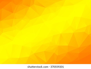 Orange yellow low polygon background, Creative design for business publishing, Illustration vector EPS10