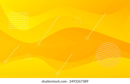Arrière-plan géométrique saphir jaune orange. Arrière-plan abstrait 