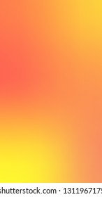 Orange and yellow soft abstract background. Template with screen gradient for web and mobile app