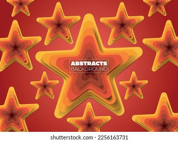 orange and yellow star background