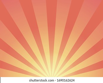 Orange and yellow sunburst background