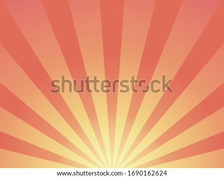 Orange and yellow sunburst background