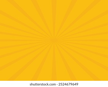 Orange And Yellow Sunburst Background Vector. Orange and Yellow Sunburst Background Vector | Bright Sunburst Design for Graphic Art and Background Illustration