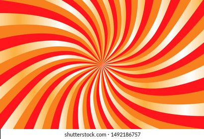 Orange yellow sunshine vector background. colorful wallpaper for template business social media advertising. Modern style backdrop.