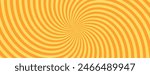 Orange and Yellow Swirl Background. Candy Spiral Backdrop. Abstract Frame for Banner and Promotion Template.
