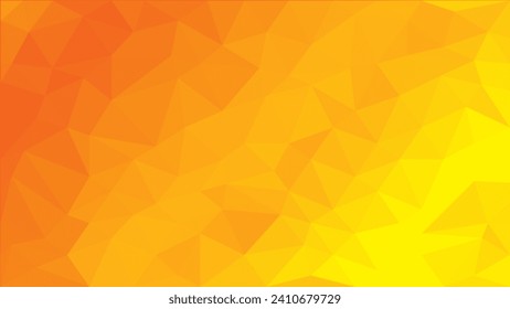 orange yellow triangle abstract background