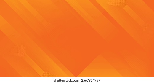 Orange and yellow vector abstract geometrical shape modern background