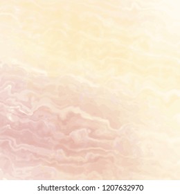 orange yellow watercolor marble wave surface background pattern, vector illustration