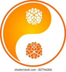 Orange Yin yang series
