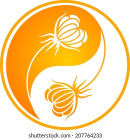 Orange Yin yang series