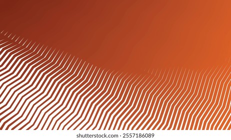 Orange zig zag abstract stripes stripes line vector background for backdrop or presentation