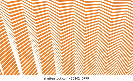 Laranja ziguezague padrão abstrato fundo para fundo ou apresentação