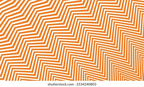 Orange zig zag pattern abstract background for backdrop or presentation